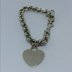 Sterling silver chain braclet, made in Italy